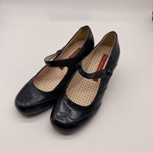 But Another Innocent Tale Shoes Womens 6.5 Blue Strap Heels Anthropologie BAIT